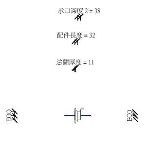 M_馬桶法蘭 - PVC - 明細表 40 - DWV