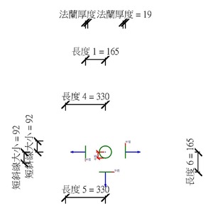 M_T 接頭側出口 - 法蘭式 - GI - 25 級