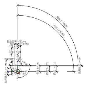 M_彎頭異徑側出口 - 法蘭式 - GI - 25 級