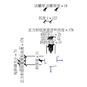 M_T 接頭圓形底部 - 法蘭式 - GI - 125 級