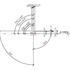 M_交叉側出口 - 法蘭式 - GI - 125 級