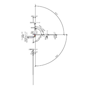 M_彎頭異徑長半徑側出口 - 法蘭式 - GI - 125 級