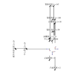 M_T 接頭異徑 - 法蘭式 - GI - 250 級