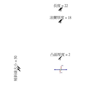 M_法蘭 - 螺紋 - GI - 250 級