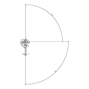 M_彎頭正方形底部 - 法蘭式 - GI - 125 級