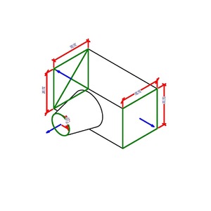 M_矩形接圓形 T 接頭 - 錐形接頭