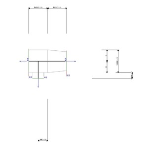 M_矩形接圓形 T 接頭帶轉接頭 - 接頭