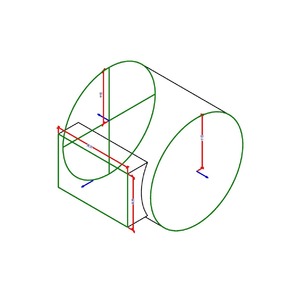 M_圓形轉矩形 T 接頭 - 轉接頭