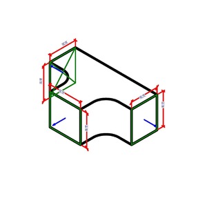 M_矩形 T 接頭 - 圓角