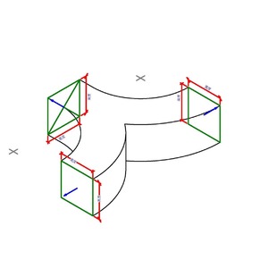 M_矩形 Y 接頭 - 楔形榫頭
