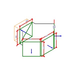 M_矩形雙 Y 接頭