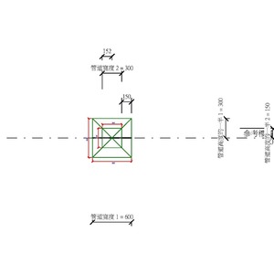 M_矩形轉接頭 - 長度