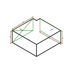 M_矩形銳喉部圓跟部彎頭 - DTL