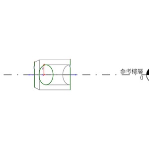 M_圓形 T 接頭帶轉接頭 - 側向