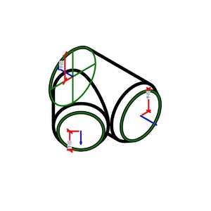 M_圓形 Y 接頭帶轉接頭 - 側向 - 錐形