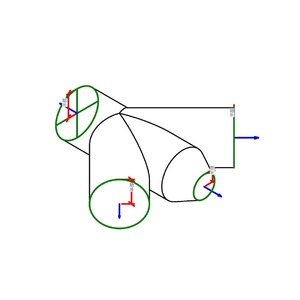 M_圓形雙斜梯帶轉接頭