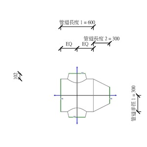 M_圓形交叉帶轉接頭 - 錐形