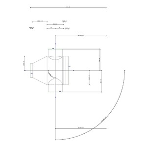 M_圓形轉接頭側向交叉 - 180 度 - DTL