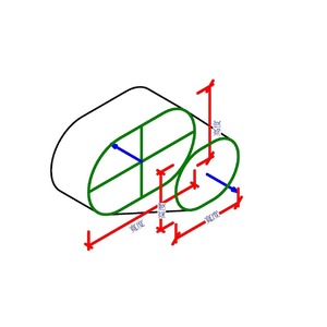 M_橢圓形接頭 - 墊塊