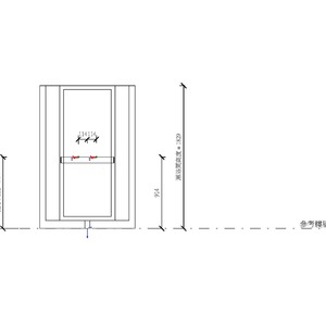 M_淋浴隔間帶座椅 - 矩形