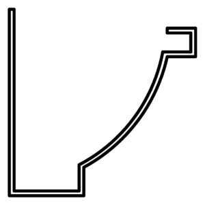 M_簷槽 - 凹圓形