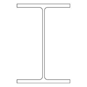 M_W-寬凸緣-縱斷面