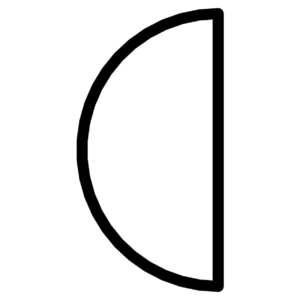 M_梯階突沿 - 半徑