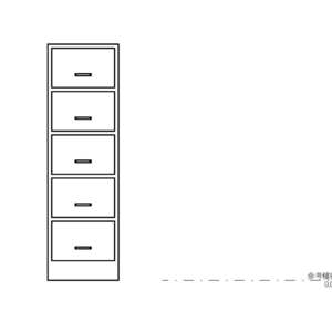 M_櫥櫃-5 抽屜_V13