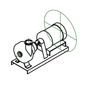 M_泵 - 底座固定