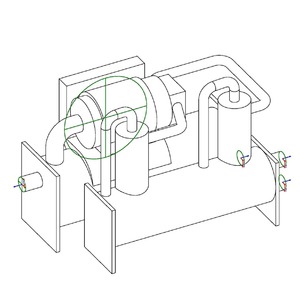 M_螺旋迴轉式冷水機 - 水冷式 - 三圈管 - 791-1582 kW