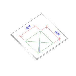 M_供氣分佈口 - 孔式 - 矩形頸 - 吸頂式