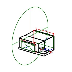 M_風機盤管機組帶靜壓箱 - 水平基本隱藏式