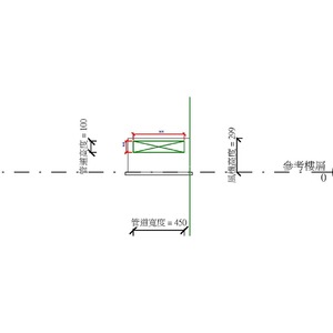 M_排氣器帶櫥櫃 - 矩形連接 - 吸頂式