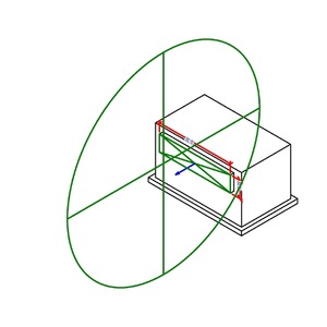 M_排氣器帶櫥櫃 - 矩形連接 - 吸頂式