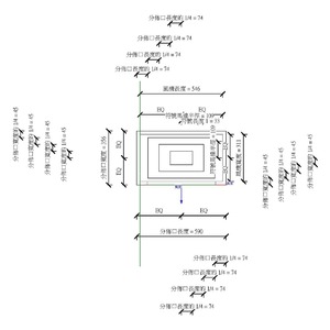M_排氣器帶櫥櫃 - 矩形連接 - 吸頂式