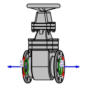 申桿式閘閥 100mm