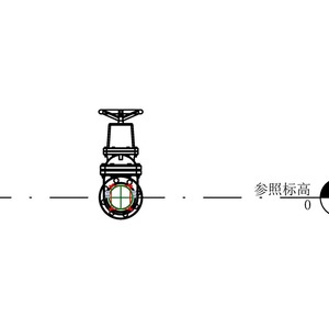 申桿式閘閥 150mm