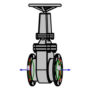 申桿式閘閥 200mm
