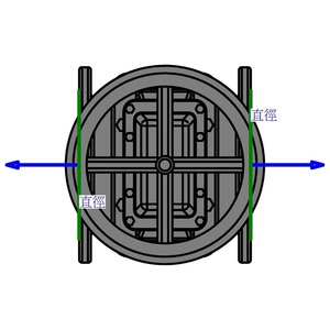 申桿式閘閥 250mm