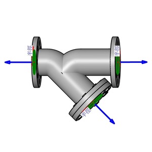 不銹鋼Y行過濾器 100mm