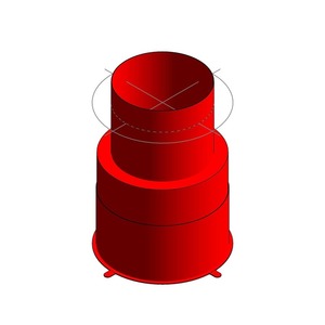 SUNIKU® 預埋式截火套管(樓板用)FS-01 4in