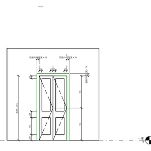 M_摺疊門-2 嵌板_V13