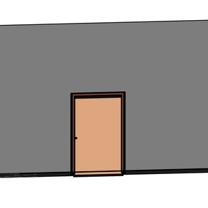 單扇橫拉木製防火門(有框)(門樘含護鉤)_勾鎖_自動回歸關門器_400v18