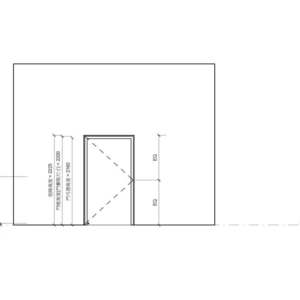 單扇橫拉木製防火門(有框)(門樘含護鉤)_地鎖_自動回歸關門器_400v18