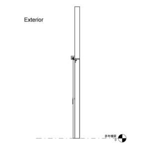 單扇橫拉鋼製防火門(有框)(無門樘)_陽極鎖_自動門機_400v18