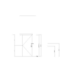 單扇橫拉鋼製防火門(有框)(無門樘)_電鎖_自動門機_400v18