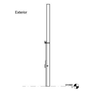 單扇橫拉鋼製防火門(有框)(無門樘)_電鎖_自動門機_400v18