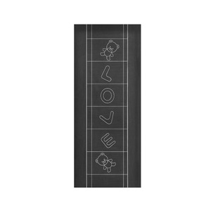 雙扇木骨架木製防火門_水平輔助鎖_蝶型鉸鏈_外露式門弓器_400v18