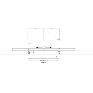 雙扇橫拉鋼製門樘防火門(有框)(含護鈎)_勾鎖_自動門機_300v18