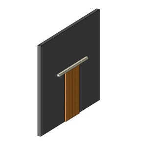 雙扇橫拉鋼製門樘防火門(有框)(含護鈎)_陽極鎖_自動門機_300v18